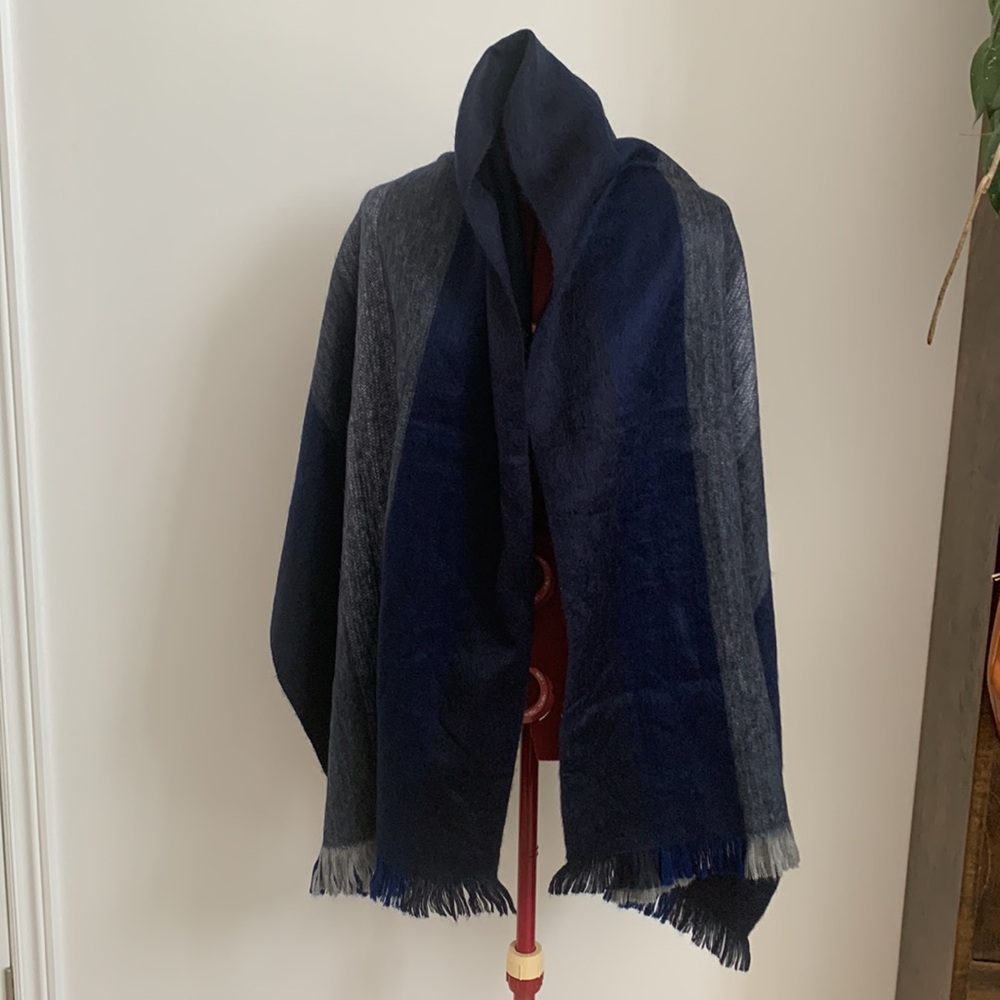 NWOT Little Otavalo Alpaca Wool Blanket Scarf Wrap - Picture 3 of 6